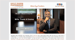 Desktop Screenshot of haileshaw.com
